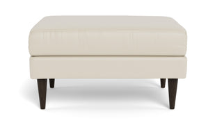 Maverick Leather Ottoman-Leather Sofa-Tribeca Cream Leather-MAK Modern