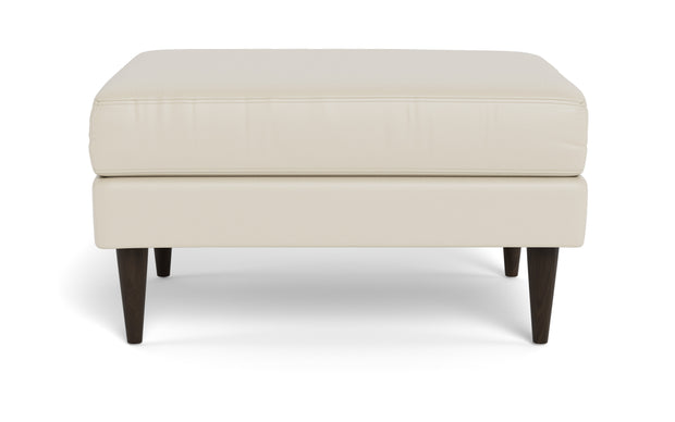 Maverick Leather Ottoman-Leather Sofa-Tribeca Cream Leather-MAK Modern