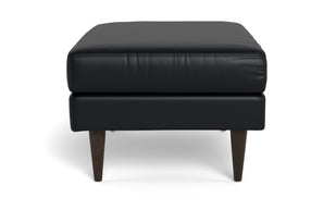 Maverick Leather Ottoman-Leather Sofa-Tribeca Black Leather-MAK Modern