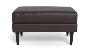 Maverick Leather Ottoman-Leather Sofa-Tribeca Espresso Leather-MAK Modern