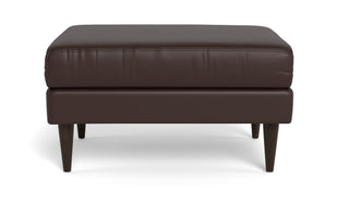 Maverick Leather Ottoman-Leather Sofa-Tribeca Quarry Leather-MAK Modern