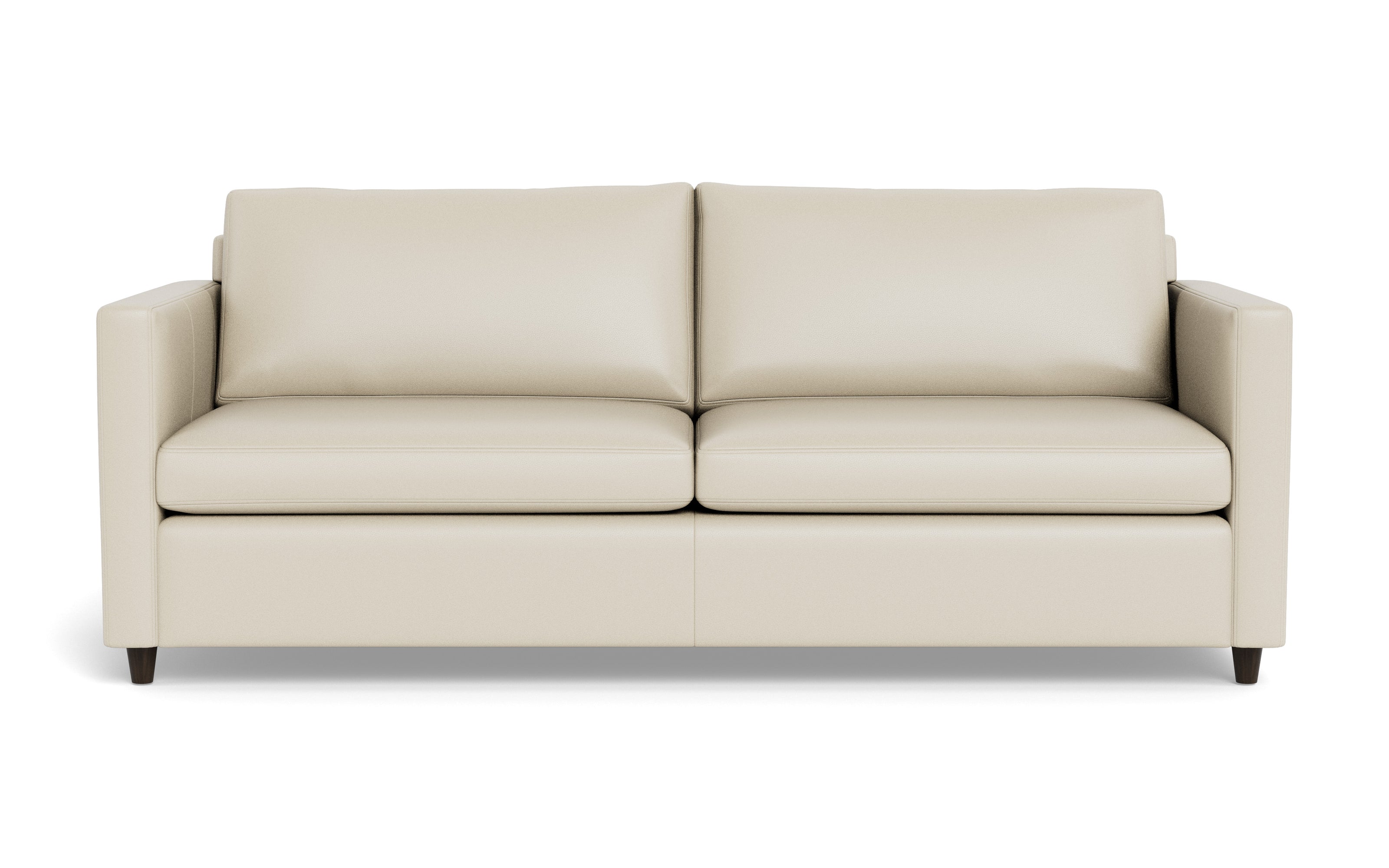 Maverick Leather Queen Sleeper Sofa-Leather Sofa-Tribeca Cream Leather-MAK Modern