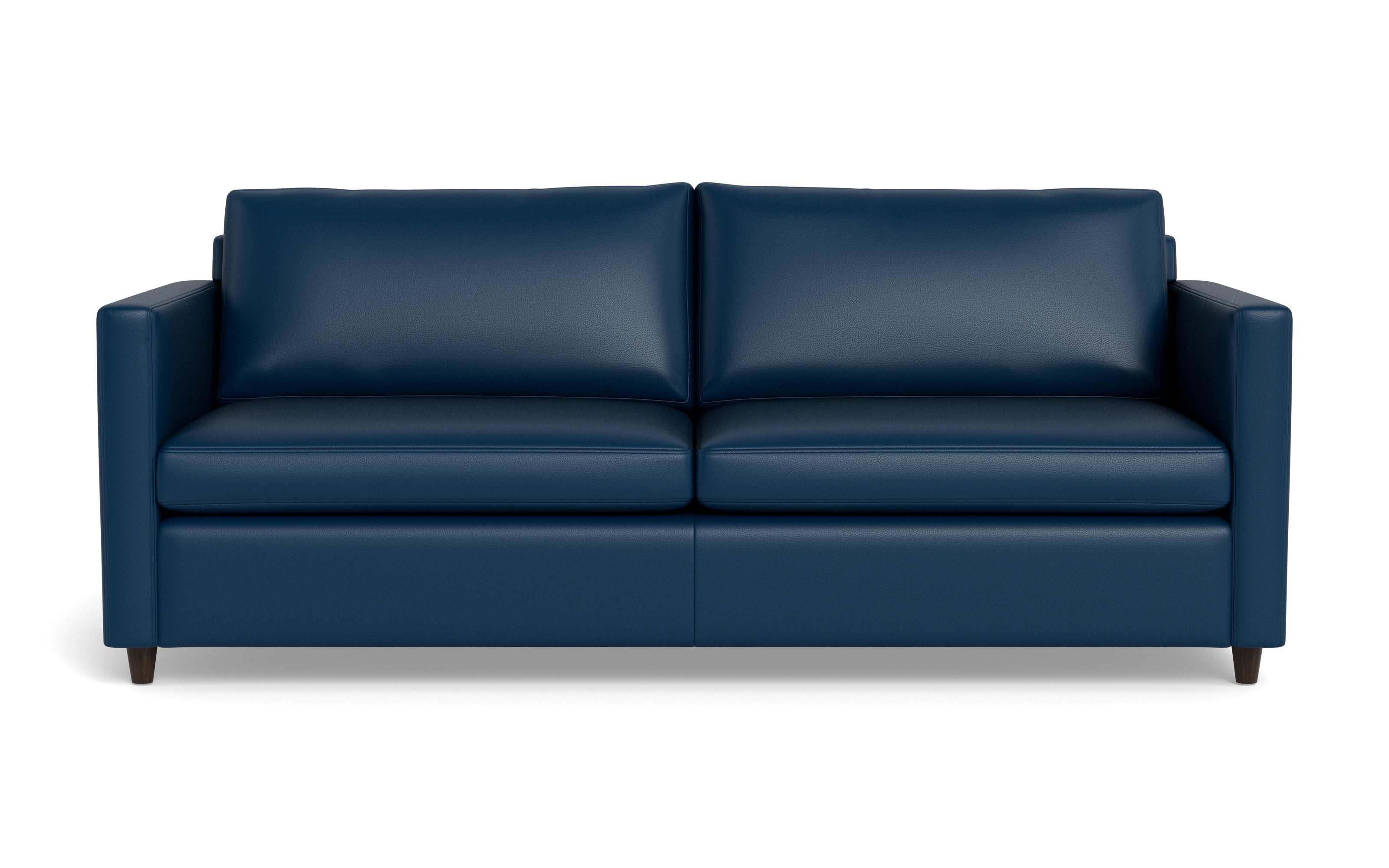 Maverick Leather Queen Sleeper Sofa-Leather Sofa-Tribeca Cobalt-MAK Modern