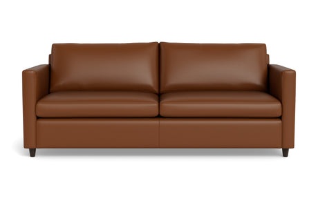Maverick Leather Queen Sleeper Sofa-Leather Sofa-Tribeca Chestnut Leather-MAK Modern