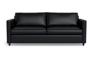 Maverick Leather Queen Sleeper Sofa-Leather Sofa-Tribeca Black Leather-MAK Modern