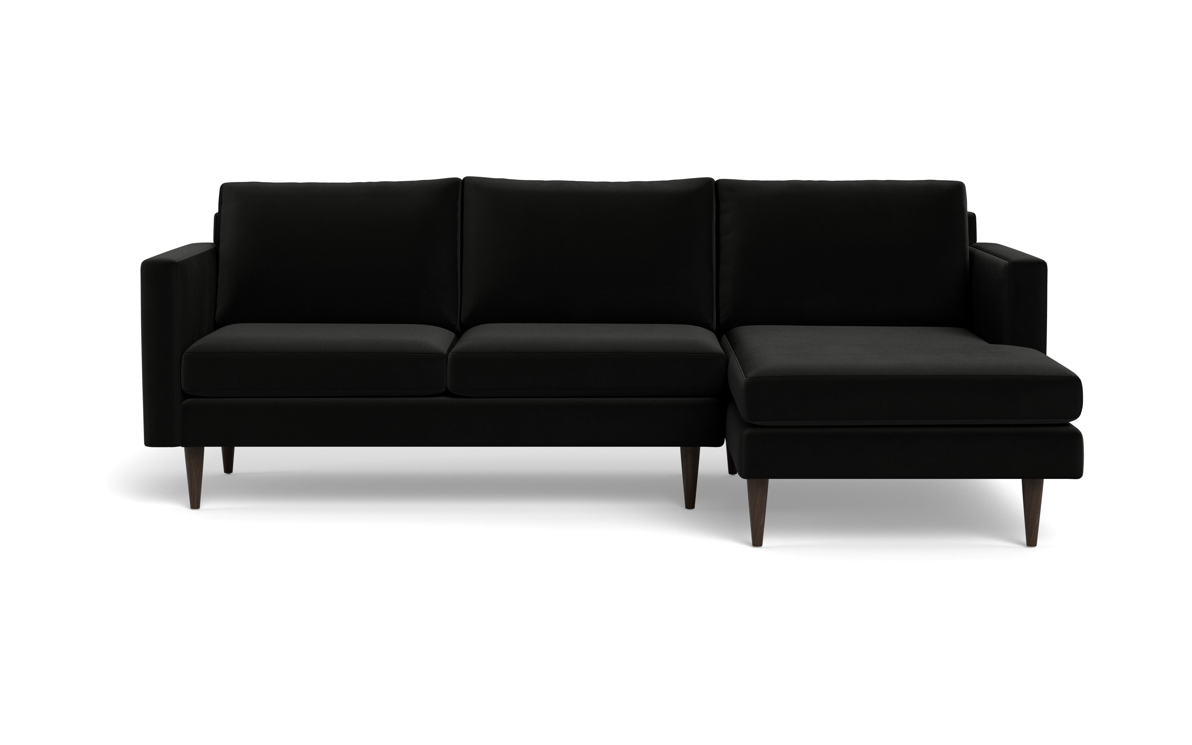 Maverick Right Chaise Sectional-Superb Gun Metal-MAK Modern