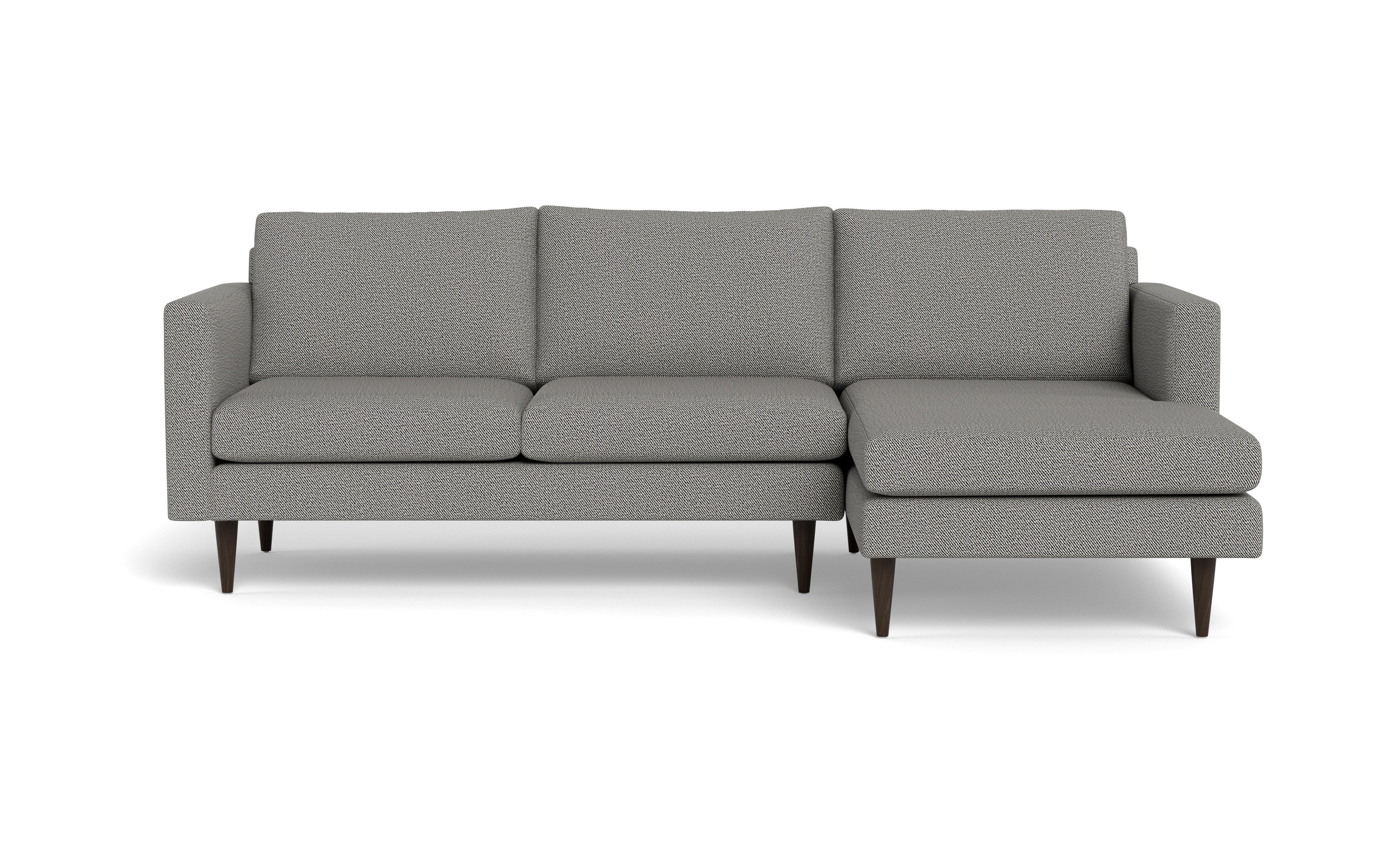 Maverick Right Chaise Sectional-Alley Pepper-MAK Modern