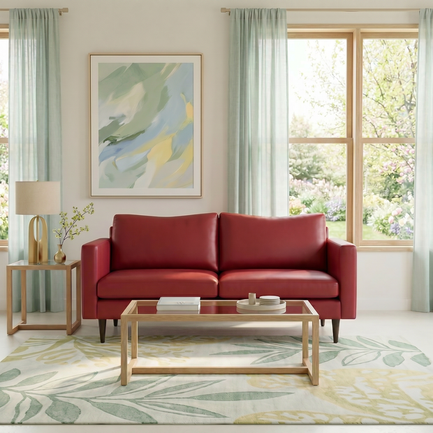 Maverick Leather Apartment Sofa