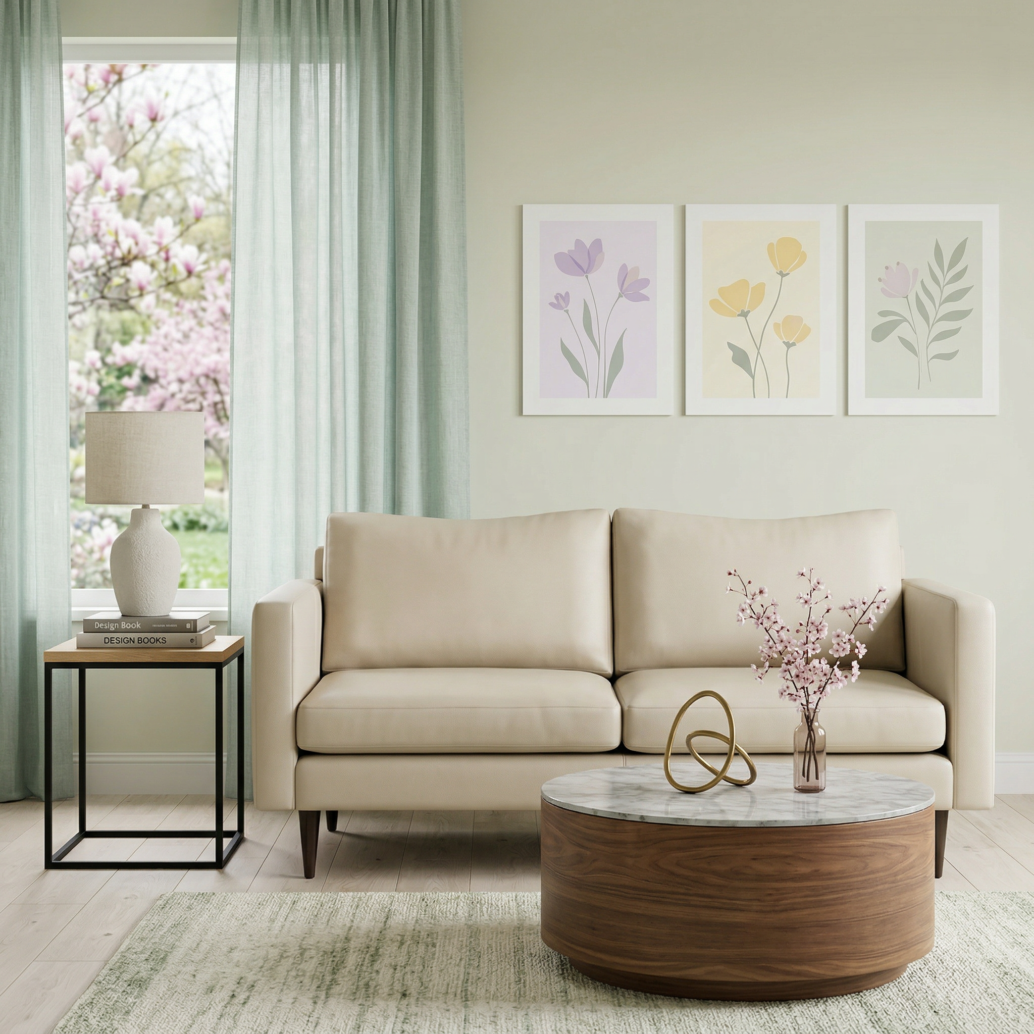 Maverick Leather Loveseat