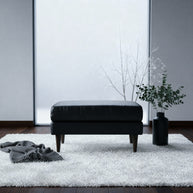 Maverick Leather Ottoman