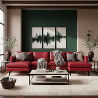 Maverick Leather U Sectional