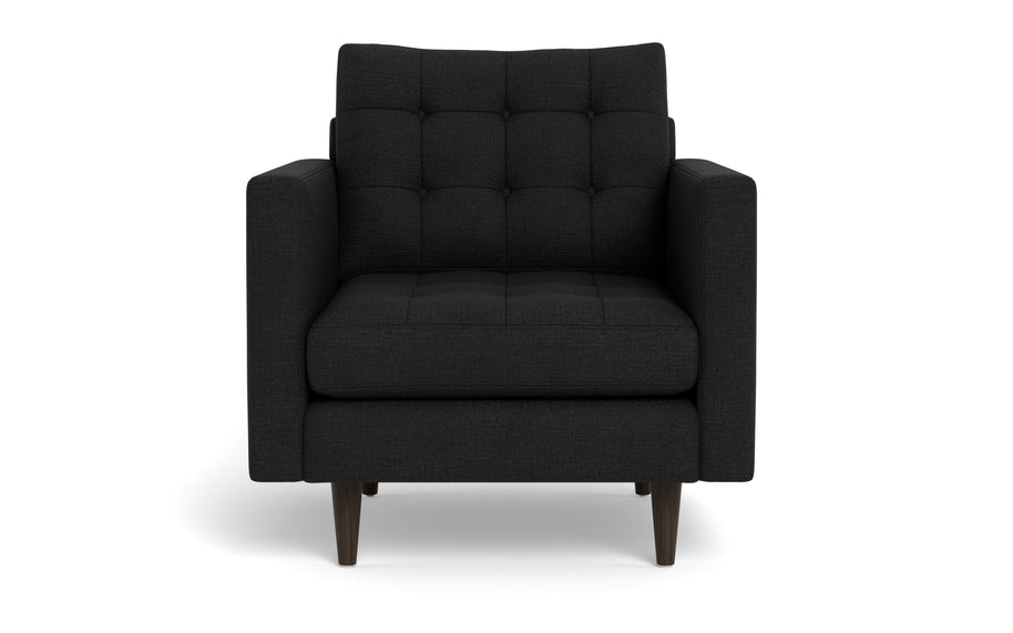 Oakley Arm Chair-Fabric Sectional-Merit Onyx-MAK Modern