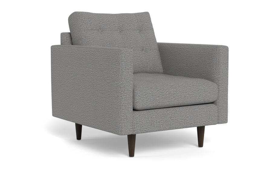 Oakley Arm Chair-Fabric Sectional-Alley Pepper-MAK Modern