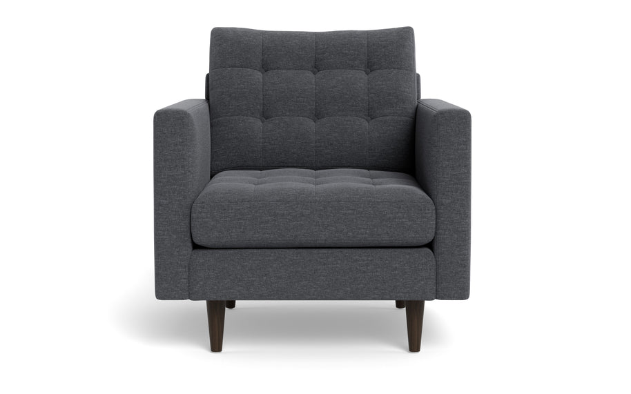 Oakley Arm Chair-Fabric Sectional-Bennett Charcoal-MAK Modern