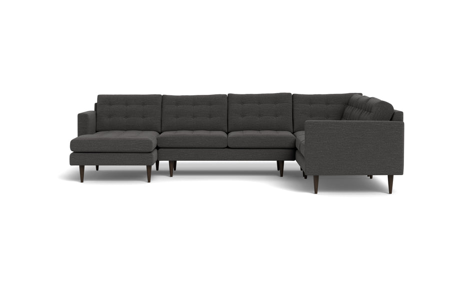 Oakley Corner Sectional With Left Chaise-Fabric Sectional-Curious Charcoal-MAK Modern