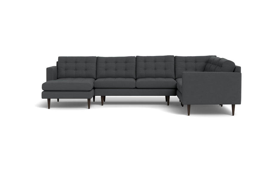 Oakley Corner Sectional With Left Chaise-Fabric Sectional-Peyton Pepper-MAK Modern