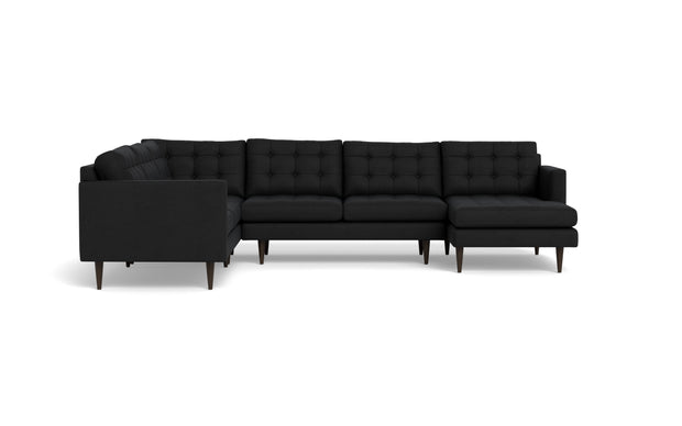 Oakley Corner Sectional With Right Chaise-Fabric Sectional-Merit Onyx-MAK Modern