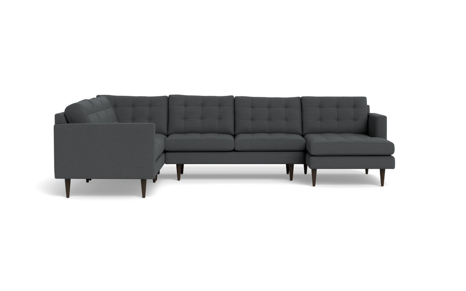 Oakley Corner Sectional With Right Chaise-Fabric Sectional-Peyton Pepper-MAK Modern