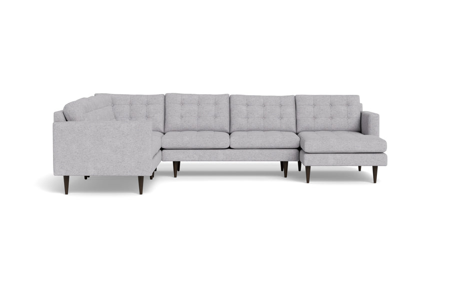 Oakley Corner Sectional With Right Chaise-Fabric Sectional-Travis Pewter-MAK Modern