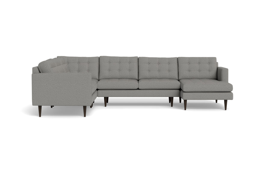 Oakley Corner Sectional With Right Chaise-Fabric Sectional-Alley Pepper-MAK Modern