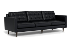 Oakley Leather Estate Sofa-Fabric Sectional-Tribeca Black Leather-MAK Modern