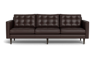 Oakley Leather Estate Sofa-Fabric Sectional-Tribeca Espresso Leather-MAK Modern