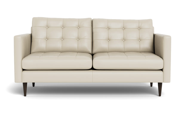 Oakley Leather Loveseat-Fabric Sectional-Tribeca Cream Leather-MAK Modern