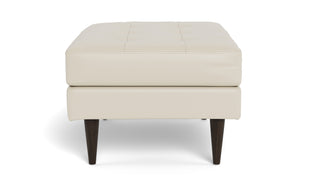 Oakley Leather Ottoman-Fabric Sectional-Tribeca Cream Leather-MAK Modern
