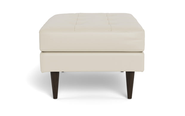 Oakley Leather Ottoman-Fabric Sectional-Tribeca Cream Leather-MAK Modern