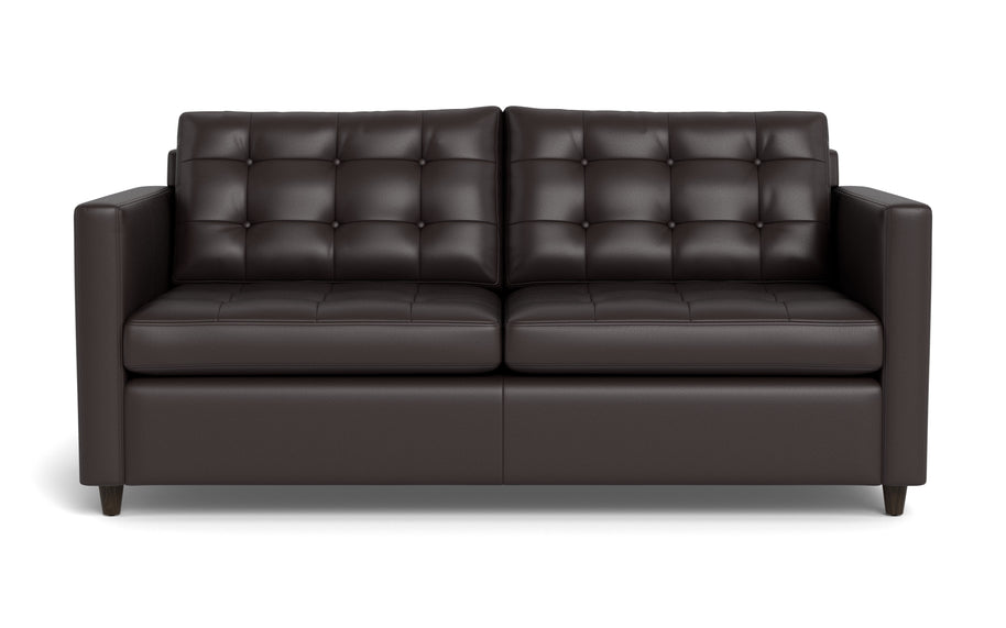 Oakley Leather Queen Sleeper Sofa-Fabric Sectional-Tribeca Quarry Leather-MAK Modern