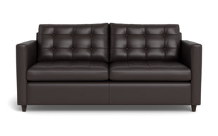 Oakley Leather Queen Sleeper Sofa-Fabric Sectional-Tribeca Quarry Leather-MAK Modern