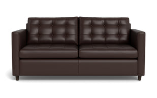 Oakley Leather Queen Sleeper Sofa-Fabric Sectional-Tribeca Espresso Leather-MAK Modern