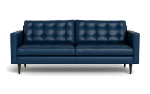 Oakley Leather Sofa-Fabric Sectional-Tribeca Cobalt-MAK Modern