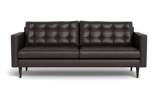Oakley Leather Sofa-Fabric Sectional-Tribeca Quarry Leather-MAK Modern