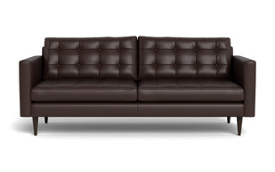 Oakley Leather Sofa-Fabric Sectional-Tribeca Espresso Leather-MAK Modern