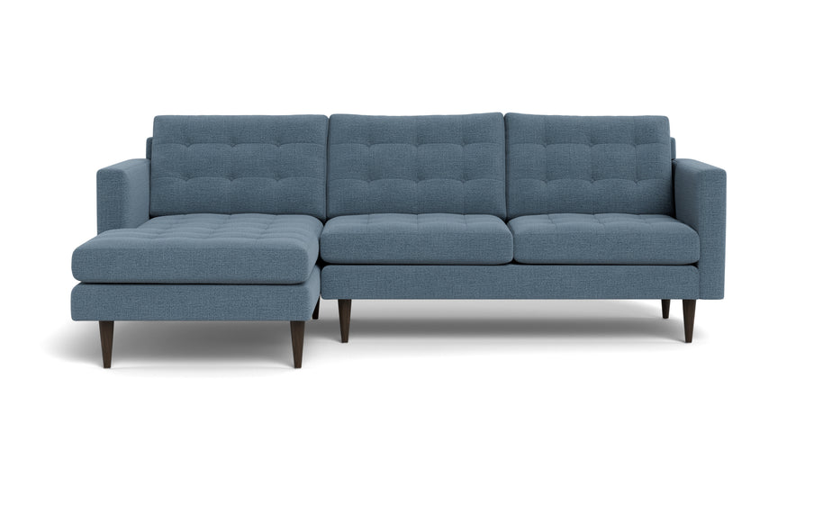 Oakley Left Chaise Sectional-Fabric Sectional-Elliot French Blue-MAK Modern