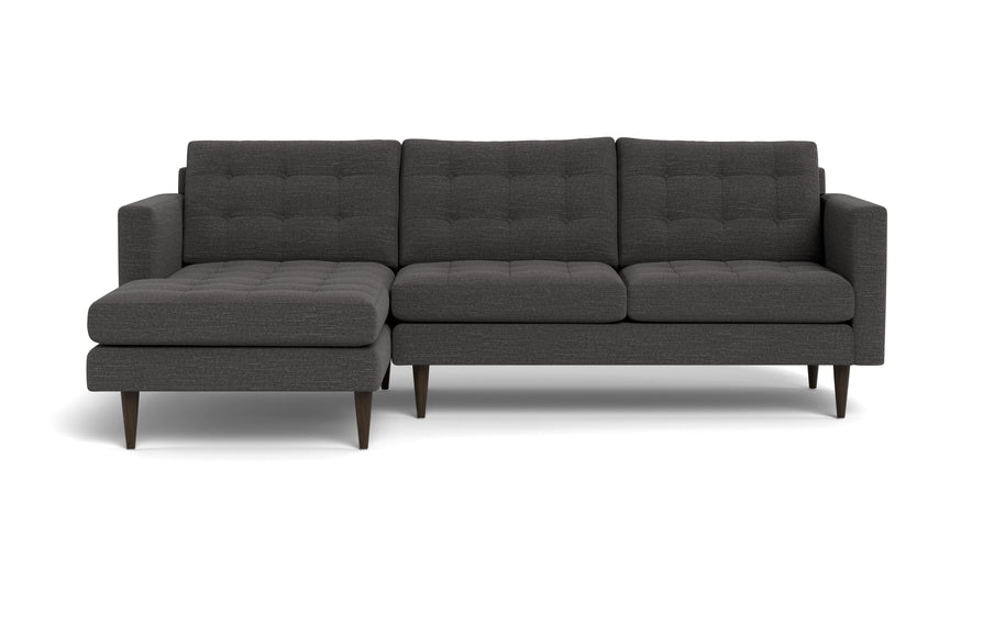 Oakley Left Chaise Sectional-Fabric Sectional-Curious Charcoal-MAK Modern