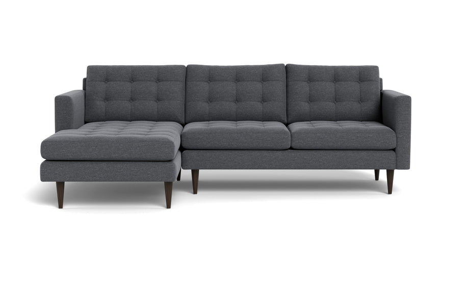 Oakley Left Chaise Sectional-Fabric Sectional-Bennett Charcoal-MAK Modern