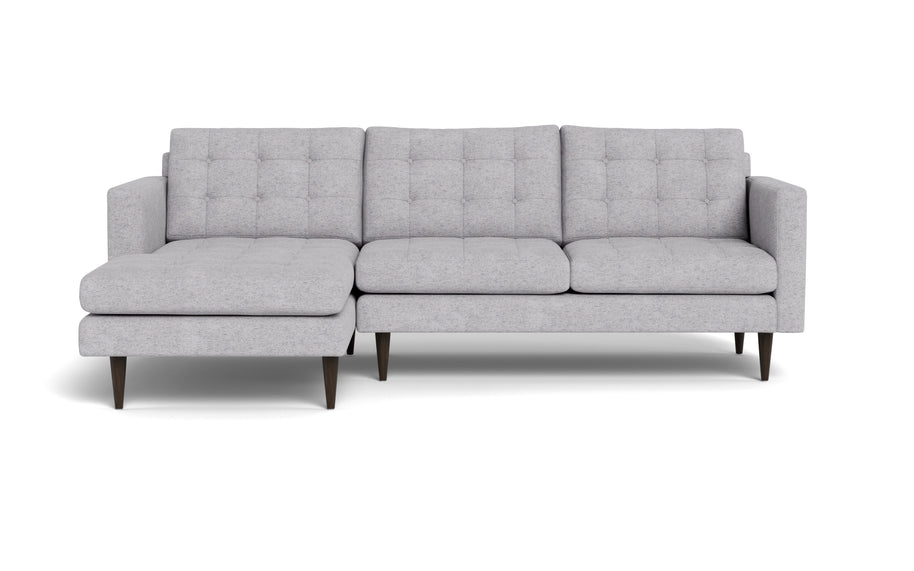 Oakley Left Chaise Sectional-Fabric Sectional-Travis Pewter-MAK Modern