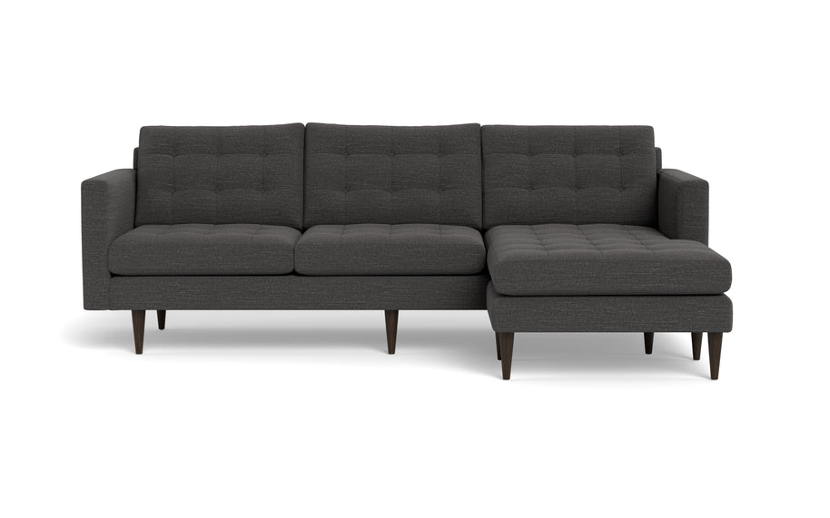 Oakley Reversible Sofa Chaise-Fabric Sectional-Curious Charcoal-MAK Modern