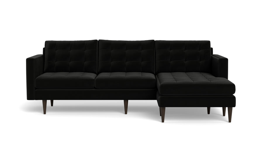 Oakley Reversible Sofa Chaise-Fabric Sectional-Superb Gun Metal-MAK Modern