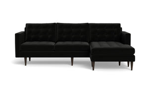 Oakley Reversible Sofa Chaise-Fabric Sectional-Superb Gun Metal-MAK Modern