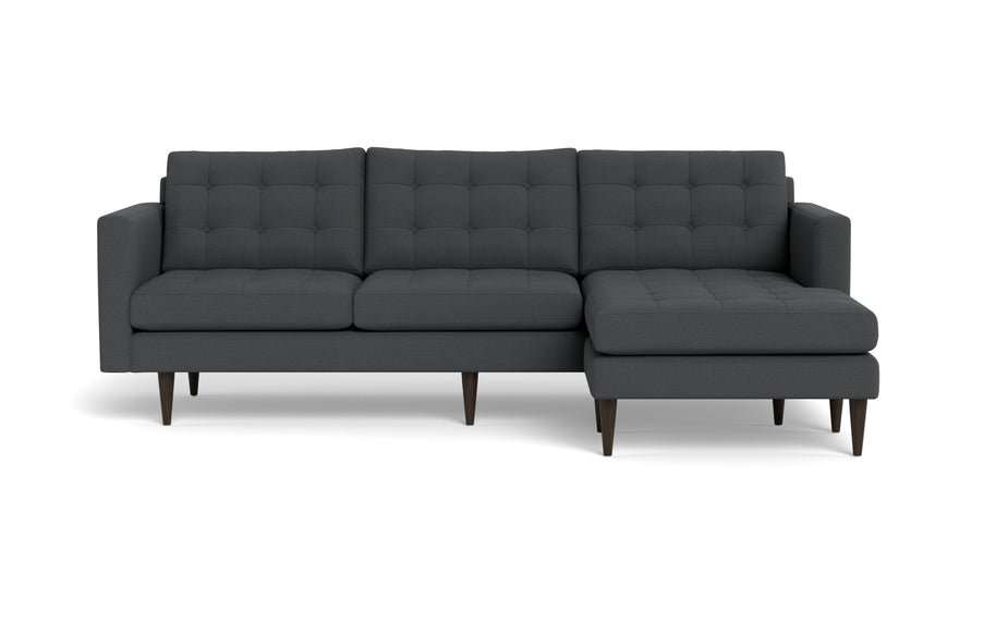 Oakley Reversible Sofa Chaise-Fabric Sectional-Peyton Pepper-MAK Modern