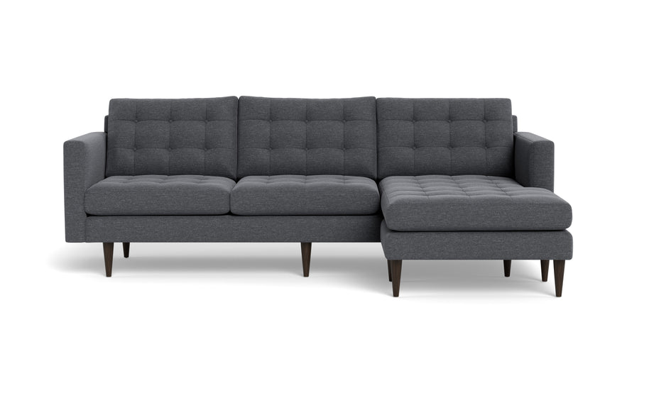 Oakley Reversible Sofa Chaise-Fabric Sectional-Bennett Charcoal-MAK Modern