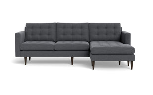 Oakley Reversible Sofa Chaise-Fabric Sectional-Bennett Charcoal-MAK Modern