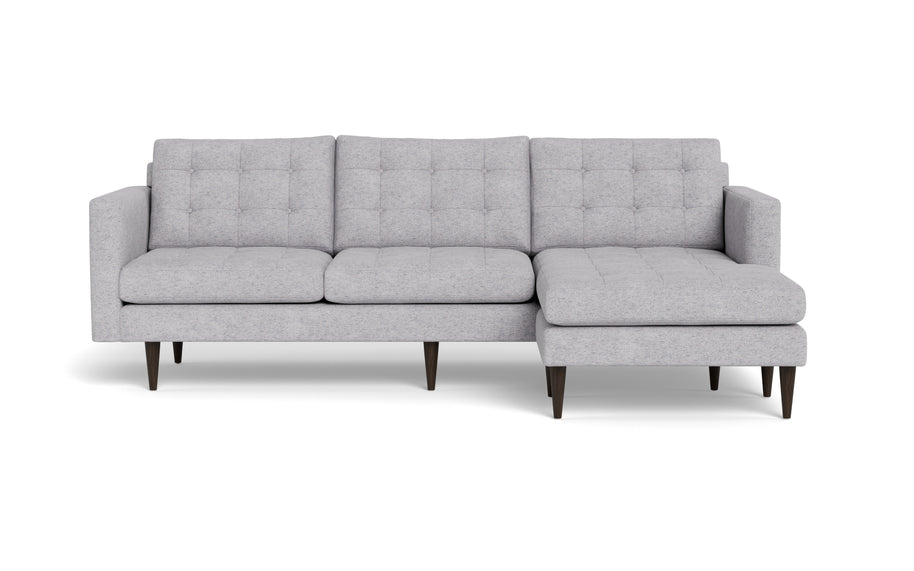 Oakley Reversible Sofa Chaise-Fabric Sectional-Travis Pewter-MAK Modern