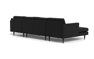 Oakley Double Chaise Sectional-Fabric Sectional-Alley Pepper-MAK Modern