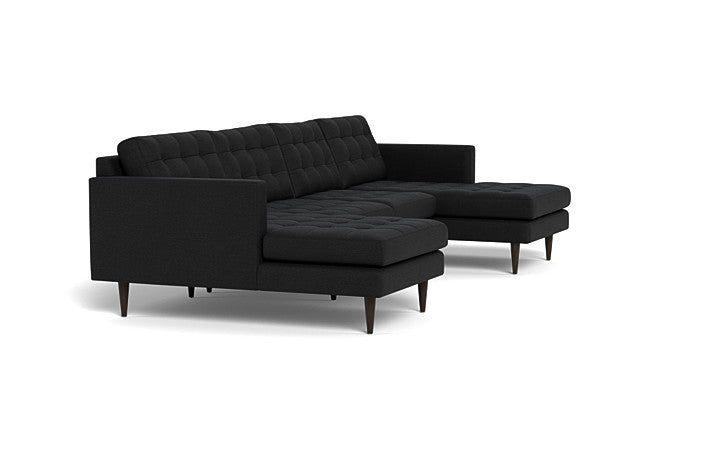 Oakley Double Chaise Sectional-Fabric Sectional-Alley Pepper-MAK Modern