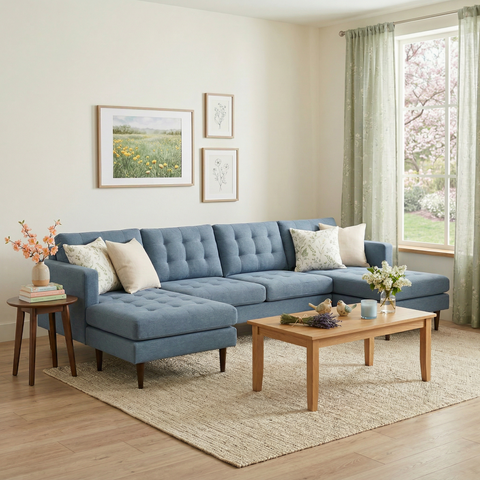 Oakley Double Chaise Sectional