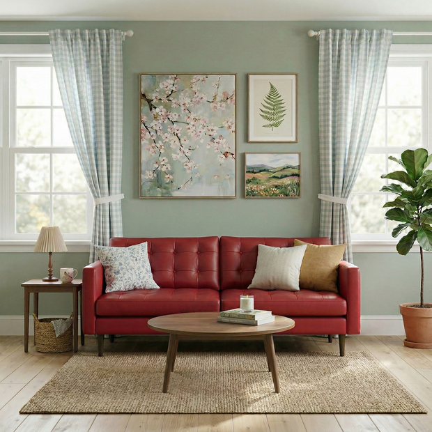 Oakley Leather Loveseat